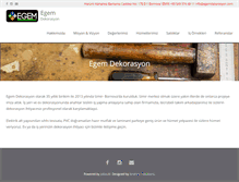 Tablet Screenshot of egemdekorasyon.com